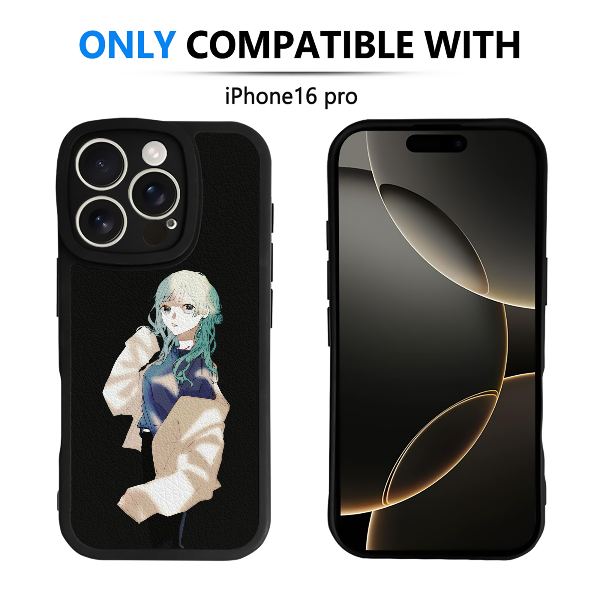 （画像用） 呪術廻戦 Jujutsu Kaisen 【iPhone 16シリーズ対応】シリコンスマホケース（レザー調） 材質：シリコン